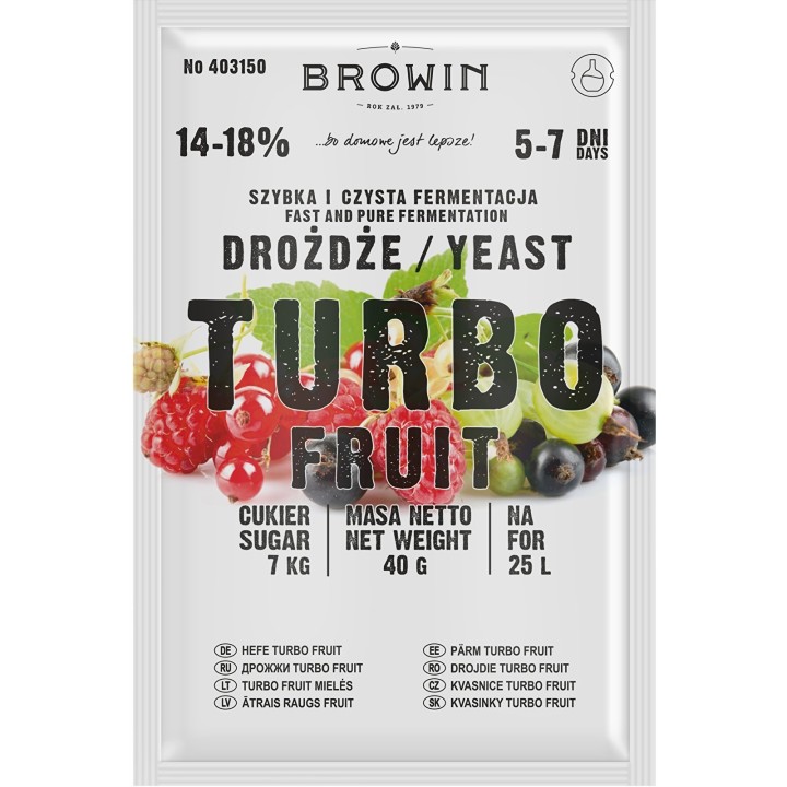Turbokvasinky Turbo FRUIT - 1